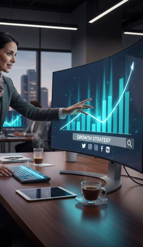 Marketing &<br> Growth